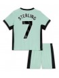 Chelsea Raheem Sterling #7 Alternativní dres pro děti 2023-24 Krátký Rukáv (+ trenýrky)